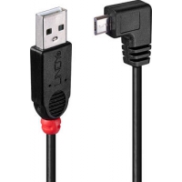 1,0m USB 2.0 A/Micro USB B, 90°,