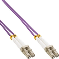 1m LWL Duplex Kabel, OM4, 2x LC