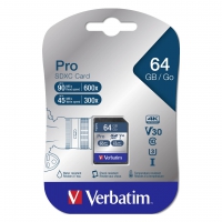 64GB Verbatim Pro Class10 SDXC Speicherkarte 