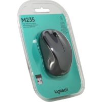Logitech M235 Wireless Mouse grau/schwarz,