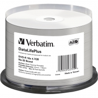 VERBATIM DVD+R 16x Thermo 50er