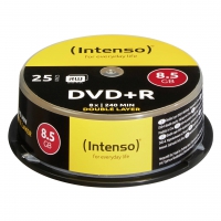 Intenso DVD+R 8.5GB DL 8x, 25er Spindel 