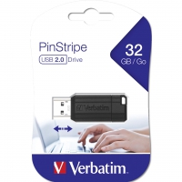 32 GB Verbatim Store  n  Go PinStripe