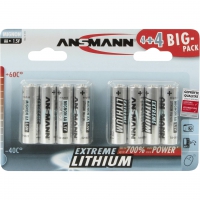 Ansmann 4+4 Lithium AA Einwegbatterie