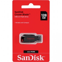 128 GB SanDisk Cruzer Blade USB 2.0 Stick 