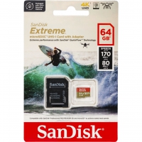 64 GB SanDisk Extreme microSDXC
