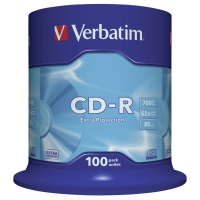 VERBATIM CD-R 52x 100er Spindel