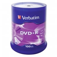 VERBATIM DVD+R 16x 100er Spindel