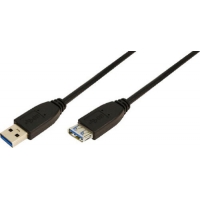 LogiLink 2m USB A - USB A 3.0 F/M