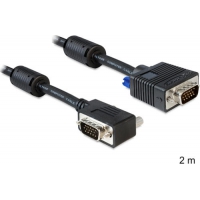 DeLOCK SVGA 2 m VGA-Kabel VGA (D-Sub) Schwarz
