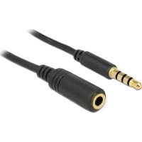 DeLOCK 84716 Audio-Kabel 0,5 m 3.5mm Schwarz