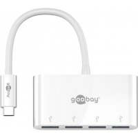 goobay USB-C/ USB 3.1 - 4x USB 3.0 A-Buchse Hub goobay USB-C/ USB 3.1 - 4x USB 3.0 A-Buchse Hub