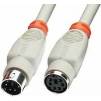 Lindy PS/2 cable, 3m PS/2-Kabel Grau