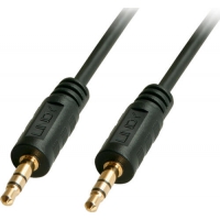 Lindy 35641 Audio-Kabel 1 m 3.5mm Schwarz