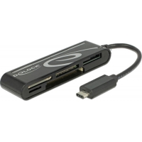 DeLOCK 91739 Kartenleser USB 2.0 Schwarz