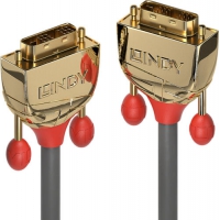 Lindy 36217 DVI-Kabel 20 m DVI-D Gold, Grau
