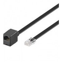 3m goobay Modularverlängerungskabel, 3m goobay Modularverlängerungskabel,