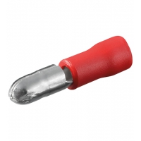 Rundstecker 0,5 bis 1 mm² rot (10 St.) Rundstecker 0,5 bis 1 mm² rot (10 St.)