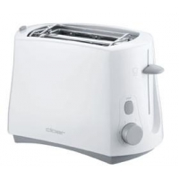 Cloer 0331 Toaster weiß/ schwarz, 825W Cloer 0331 Toaster weiß/ schwarz, 825W