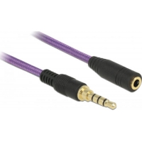 DeLOCK 85622 Audio-Kabel 0,5 m 3.5mm Violett