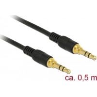 DeLOCK 85545 Audio-Kabel 0,5 m 3.5mm Schwarz