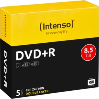 Intenso DVD+R 8.5GB, DL, 8x 8,5