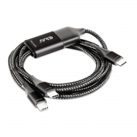 1.83m USB Typ-C Y Kabel auf 2x USB Typ-C Ladekabel 1.83m USB Typ-C Y Kabel auf 2x USB Typ-C Ladekabel