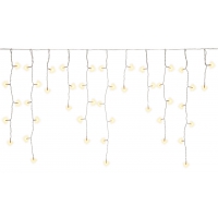 400er LED Eisregen Lichterkette, warm-weiß, 400er LED Eisregen Lichterkette, warm-weiß,