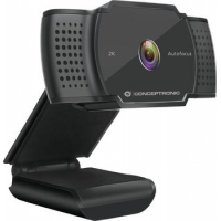 Conceptronic Amdis 2K-Super-HD-Autofokus-Webcam