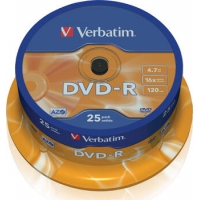 VERBATIM DVD-R 16X 25er Spindel
