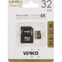 32 GB Verico microSDXC, UHS-I lesen