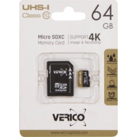 64 GB Verico microSDXC, UHS-I lesen