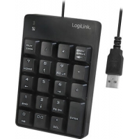 LogiLink Keypad schwarz, USB, Tastatur 