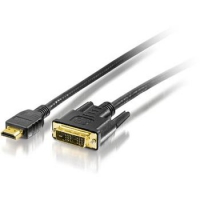 2m HDMI/ DVI-Kabel Stecker/ Stecker equip 