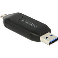 Delock OTG Cardreader, USB 3.0/Micro-USB 2.0 