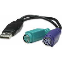 Konverter 1-Port Dual PS/2 -> USB