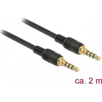 2m, 3.5mm Delock Audio Kabel, Stecker/