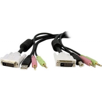 3m StarTech 4-in-1 USB Dual Link