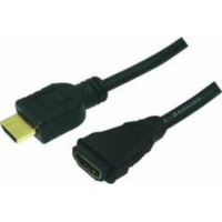 5m HDMI-Kabel Stecker/ Buchse LogiLink