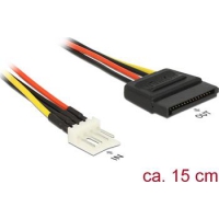 0,15m SATA Stromkabel SATA 15 Pin