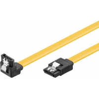 0,1m SATA III, 6Gb/s-Kabel gelb
