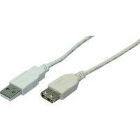 2,0m USB 2.0-Verlängerungs-Kabel LogiLink 