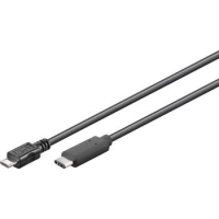 0,2m USB 2.0-Kabel, Typ-B-Micro auf Typ-C stecker/ stecker 0,2m USB 2.0-Kabel, Typ-B-Micro auf Typ-C stecker/ stecker