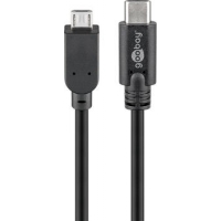 0,6m USB 2.0-Kabel, Typ-C auf Typ-B-Micro stecker/ stecker 0,6m USB 2.0-Kabel, Typ-C auf Typ-B-Micro stecker/ stecker