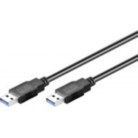 0,5m USB 3.0 SuperSpeed Kabel, Schwarz 