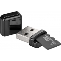 goobay MicroSD-Kartenlesegerät USB 2.0 goobay MicroSD-Kartenlesegerät USB 2.0