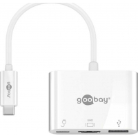 goobay USB-C auf HDMI, USB Mehrfachconnector
