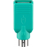 Goobay USB Type-A, PS/2, Grün
