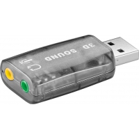 goobay USB 2.0 Soundkarte zum Anschluss